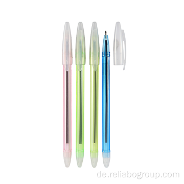 Kunststoff-Kugelschreiber mit weichem Griff und individuellem Markenlogo